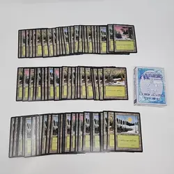 Lot of 75 Magic The Gathering MTG - Ice Age - Forest Land Cards with Box NM/ LP - Image 1