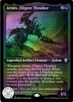 Armix, Filigree Thrasher Etched - Foil - Commander Legends - 563 NM - Image 1