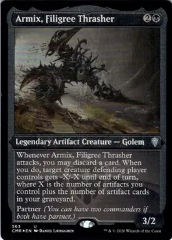 Armix, Filigree Thrasher Etched - Foil - Commander Legends - 563 NM - Image 2