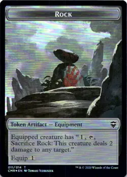 Golem - Rock Token - Foil - Commander Legends - 9 // 11 NM - Image 3
