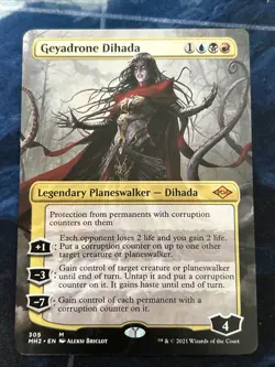 Geyadrone Dihada (Borderless) Modern Horizons 2 Regular NM-M Unplayed MTG 305 - Image 1