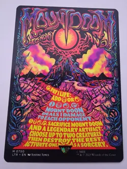 Mount Doom (Borderless Poster) Universes Beyond: LOTR MTG NM - Image 1