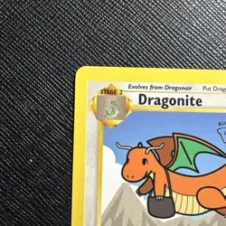 Dragonite Black Star Promo #5 Pokemon Card LP/MP WOTC Movie Promo - Image 3