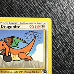 Dragonite Black Star Promo #5 Pokemon Card LP/MP WOTC Movie Promo - Image 4