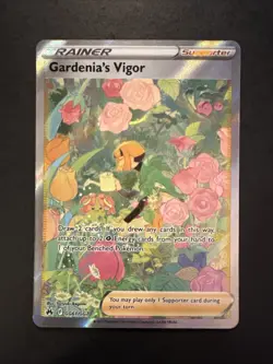 Gardenia's Vigor Trainer GG61/GG70 Crown Zenith: Galarian Gallery Holo Pokemon - Image 1