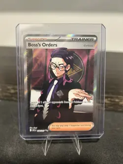 Boss's Orders [Corbeau] Pokemon Card 256/217 Ultra Rare Full Art Trainer ASC - Image 1