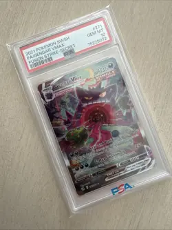 Pokemon Gengar VMAX Fusion Strike Secret Rare Full Alt Art #271 PSA 10 English. - Image 3