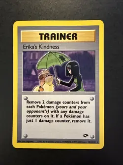 Erika's Kindness Trainer 103/132 Rare Gym Challenge Pokemon - Image 1