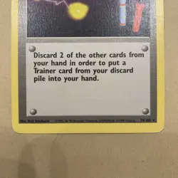 Pokemon Cards Item Finder 74/102 Base Set WOTC Unlimited Rare MP - Image 3