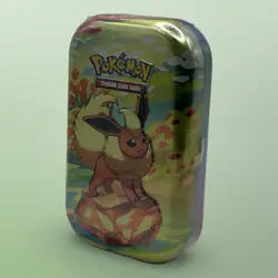 NEW Pokemon Prismatic Evolutions Mini Tin Flareon Scarlet Violet Factory Sealed - Image 2