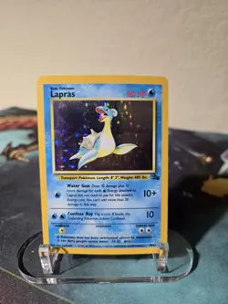 Lapras 10/62 Fossil Holo Rare 1999 Pokemon TCG - Image 1