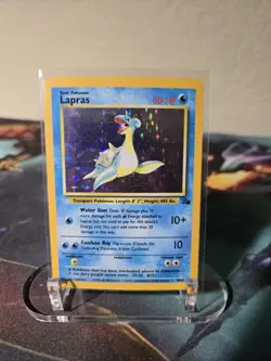 Lapras 10/62 Fossil Holo Rare 1999 Pokemon TCG - Image 4
