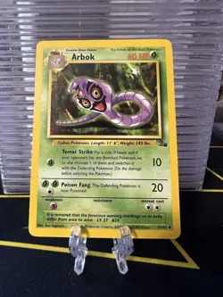 Pokemon Arbok 31/62 Fossil Regular - LP - Image 1