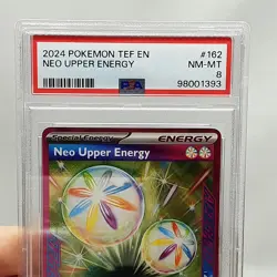 Pokemon - Neo Upper Energy - #162 - Graded PSA 8 - Image 3