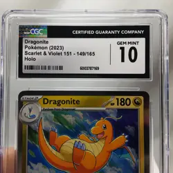 Pokemon - Dragonite - 149/165 - Graded - CGC 10 - Image 3