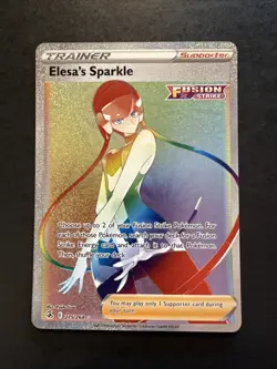 Elesa's Sparkle Trainer SWSH08: Fusion Strike #275/264 (Secret) Pokemon - Image 1
