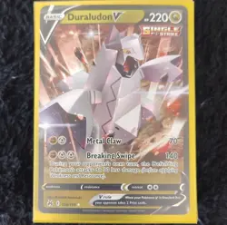 Pokemon Duraludon V 103/159 Crown Zenith Holo Ultra Rare Single Strike - Image 1