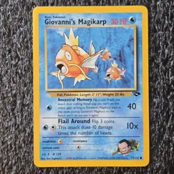 Giovanni's Magikarp 73/132 Gym Challenge Regular Pokemon - Image 1
