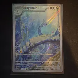 Pokemon Dragonair 181/165 Scarlet & Violet 151 Full Art Holo Illustration Rare - Image 1
