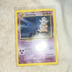 Pokemon Slowking 14/111 Neo Genesis Holo Rare 80 HP Psychic English 2000 - Image 1