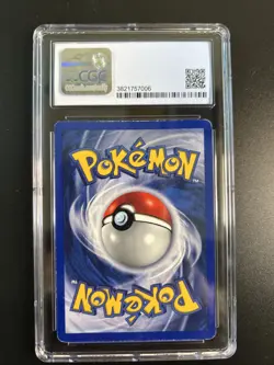 Pokemon TCG Ninetales Base Set Holo Rare Blue Label CGC 5.5 Shadowless - Image 2