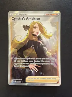 Cynthia's Ambition Trainer 169/172 Brilliant Stars Full Art Pokemon - Image 1