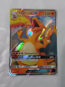 Charizard GX 9/68 Pokemon TCG Hidden Fates Ultra Rare Full Art Near Mint - Image 1