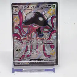 Toedscruel ex 213/091 Shiny Full Art Holo Pokemon Paldean Fates - Image 1