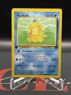 2 - 2000 Pokemon Team Rocket Psyduck 65/82 1st Edition LP *READ* - Image 3