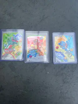 Pokemon First Partner Kanto Set Charmander Squirtle #37, 38, 39 Bulbasaur - Image 1
