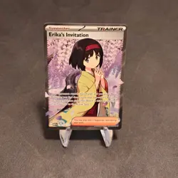 Erika's Invitation - Ultra Rare SV: Scarlet & Violet 151 196/165 NM POKEMON TCG - Image 1