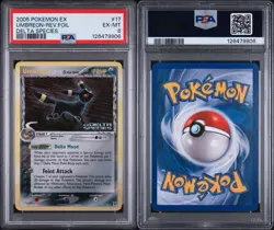 2005 Pokemon EX Umbreon Delta Species Reverse Holo PSA 6 - Image 3