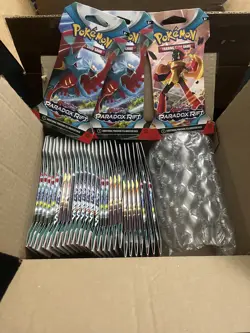 Pokemon TCG Paradox Rift Sleeved Booster Pack Lot(30) - Image 1
