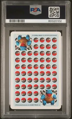 1998 POKEMON STADIUM BLUE VERSION 3-D KING OF CLUBS GENGAR PSA 9 POP 7 - Image 2