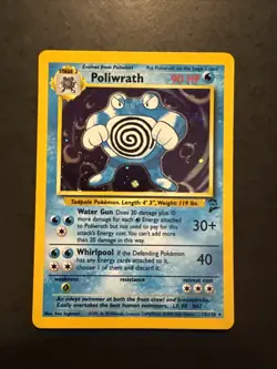 Poliwrath - 15/130 - Pokemon Base Set 2 Holo Rare - Image 1