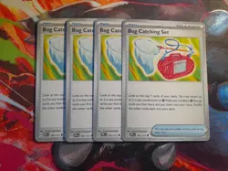 4x Bug Catching Set 102/131 x4 - Prismatic Evolutions - Pokemon TCG - Playset - Image 1