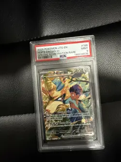 2025 POKEMON JTG EN-JOURNEY TOGETHER #186 HOP'S ZACIAN EX PSA 9 - Image 1