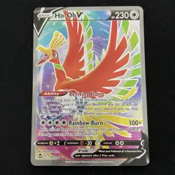 Ho-Oh V 187/195 - Sword & Shield Silver Tempest - Pokemon TCG - Image 1