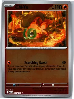 Chi-Yu - ME01: Mega Evolution 031/132 - Uncommon - NM Pokemon TCG - Image 1