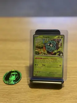 Pokemon Erika's Tangela ME: Ascended Heroes (Cosmos Holo) 7/217 NM Promo + Coin - Image 1