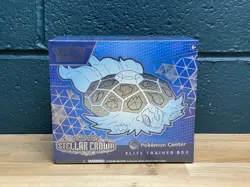 Pokemon TCG Stellar Crown Pokemon Center Exclusive ETB Elite Trainer Box - Image 1