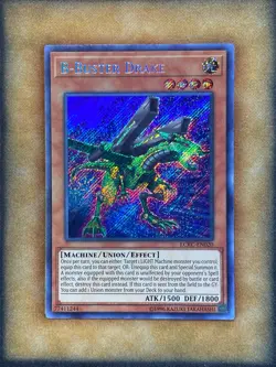 Yugioh B-Buster Drake LCKC-EN020 Secret Rare NM - Image 1