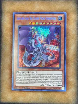 Yugioh Super Anti-Kaiju War Machine Mecha-Thunder-King SAST-EN081 Secret 1st LP - Image 1