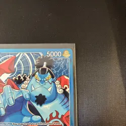 One Piece TCG Leader Jinbe OP14-040 L Alternate ALT ART The Azure Sea’s Seven - Image 3
