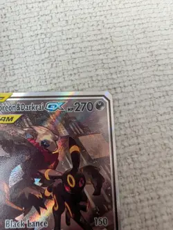Pokemon Umbreon & Darkrai GX TAG TEAM SM241 Promo Holo Card HP 270 - Image 3