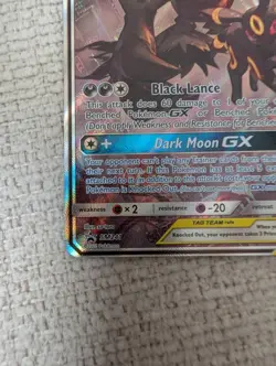 Pokemon Umbreon & Darkrai GX TAG TEAM SM241 Promo Holo Card HP 270 - Image 4