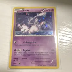 Pokemon Mew XY192 Black Star Promo Holo Basic Card XY Set 70 HP - Image 1