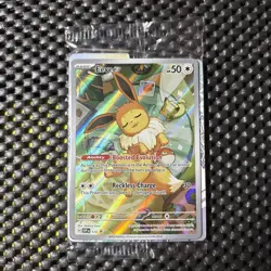 Pokemon TCG Eevee 173 Holo Promo Prismatic Evolutions ETB Sealed Card - Image 1