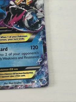 Pokemon XY Base Set Mega Blastoise EX Ultra Rare Card 30/146 - Image 5