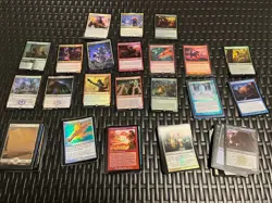 90 Magic the Gathering: Foil Karten Foil Cards - 17 Rares - Image 1